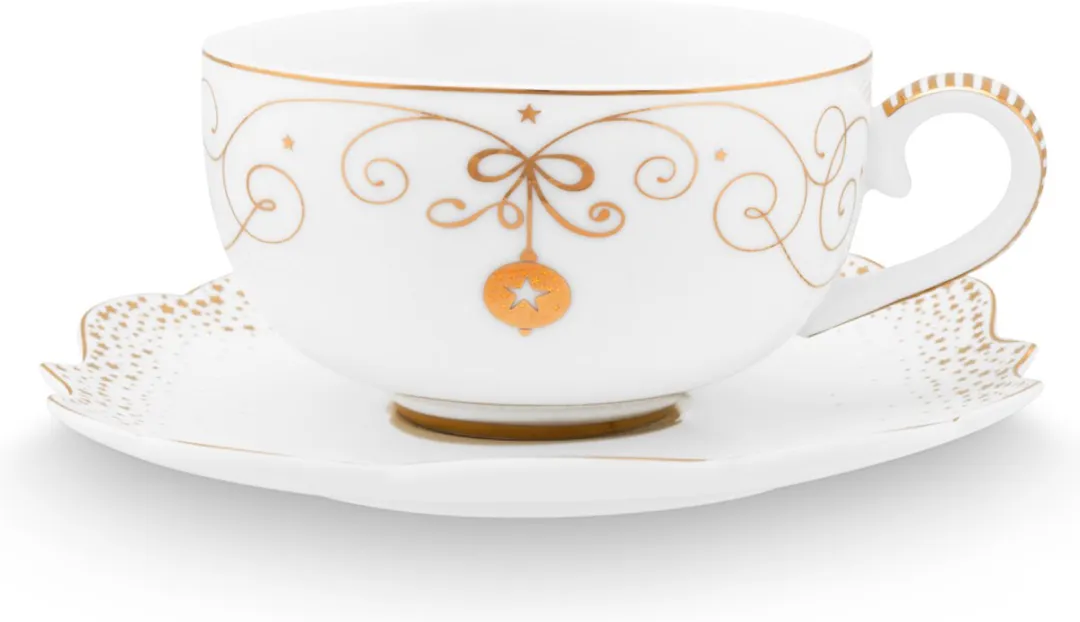 Pip Studio Royal Winter Espresso Kop & Schotel 125ml