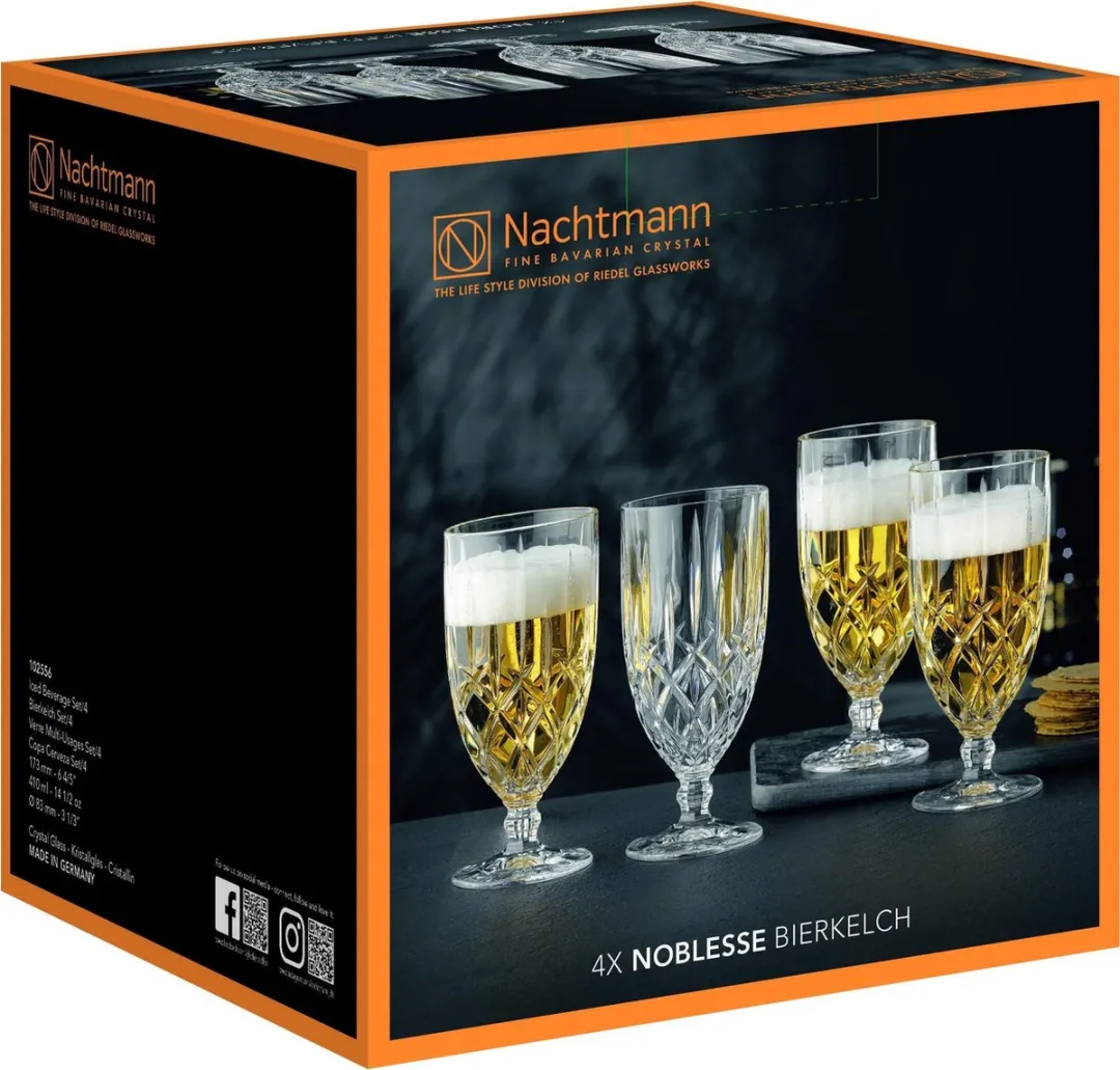 Nachtmann Noblesse Universeelglas 410ml - 4 Stuks