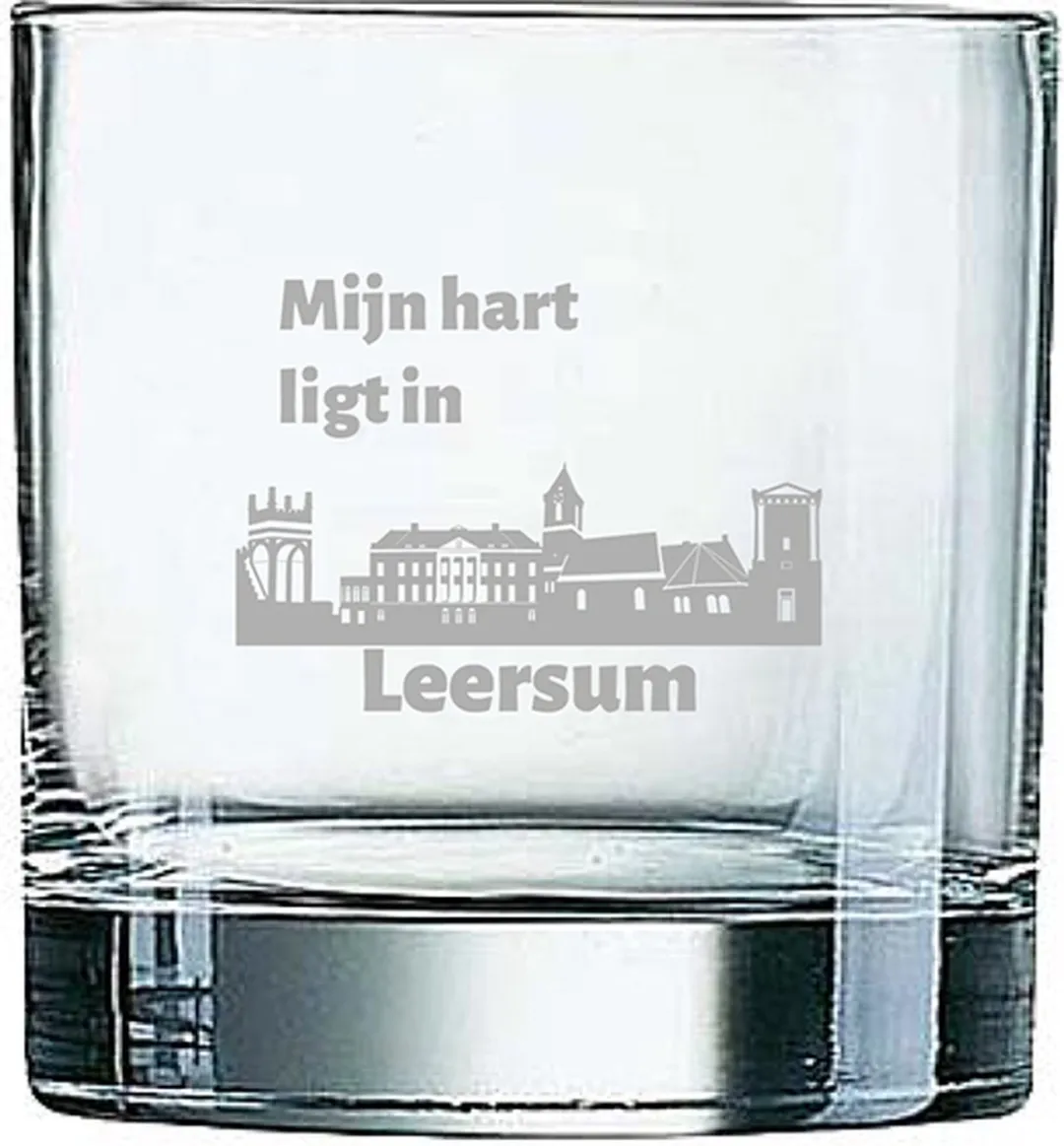 Arcoroc Leersum Gegraveerd Whiskeyglas 38cl