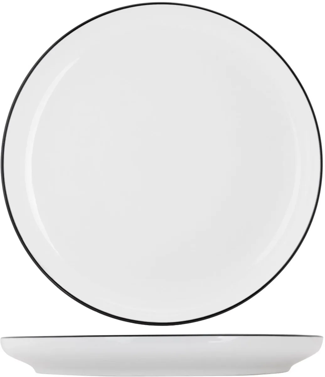Cosy&Trendy Renee Dinerborden Ø26cm - 6-delig Wit