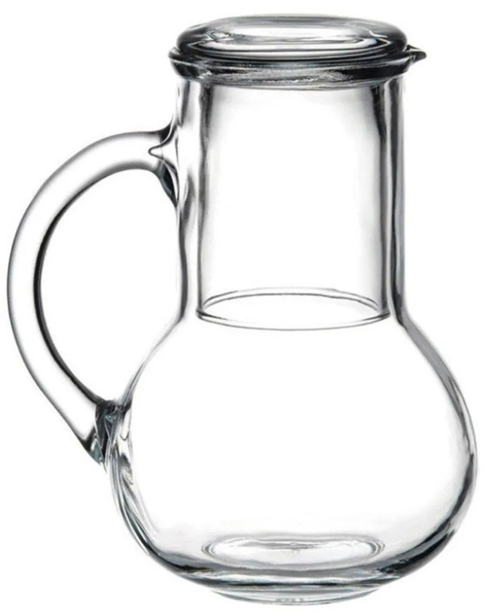 Pasabahçe Waterkaraf met Drinkglas 1L - Transparant - afbeelding 6 van 6