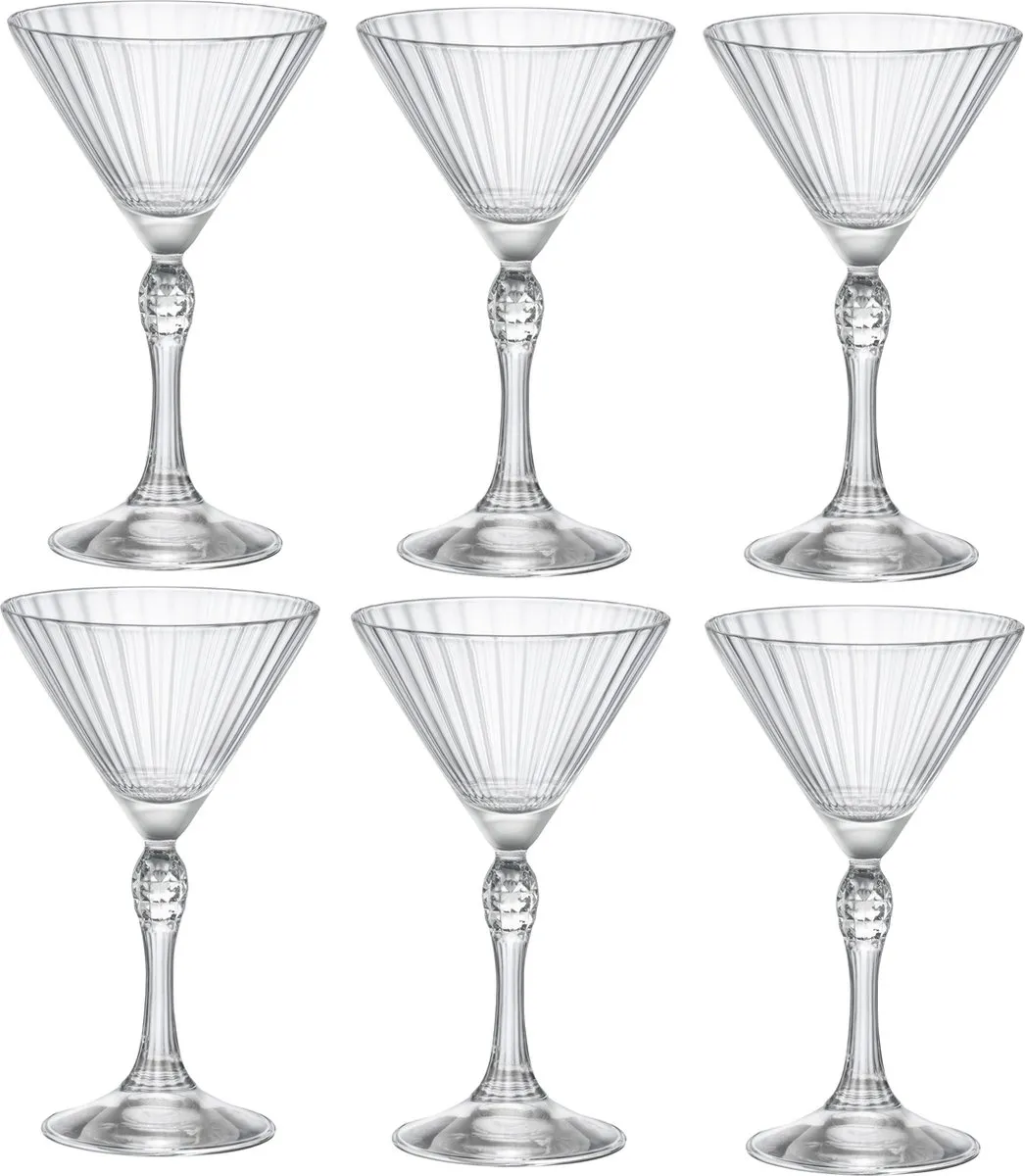 Bormioli Rocco America Martini Glazen 160ml