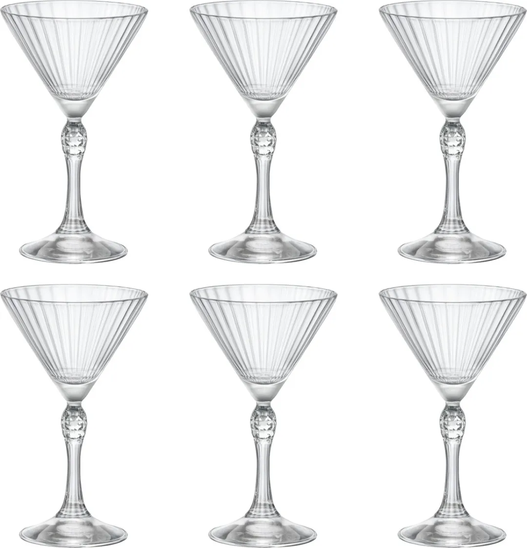 Bormioli Rocco America Martini Glazen 160ml - 6 Stuks