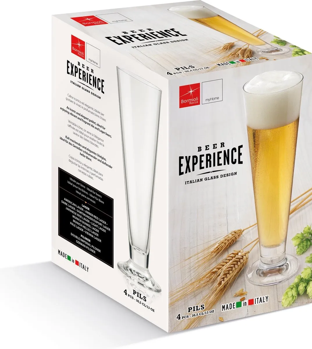 Bormioli Rocco Beer Club Ale Bierglas - 6x 42cl