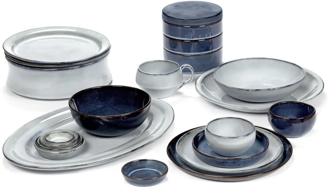 Serax Pascale Naessens Kom Donkerblauw 16cm - 4 Stuks