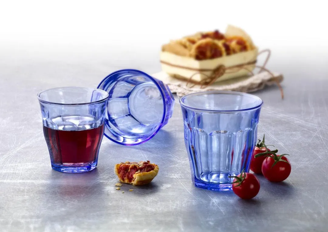 Duralex Picardie Waterglas 22cl - 6 Stuks - Blauw
