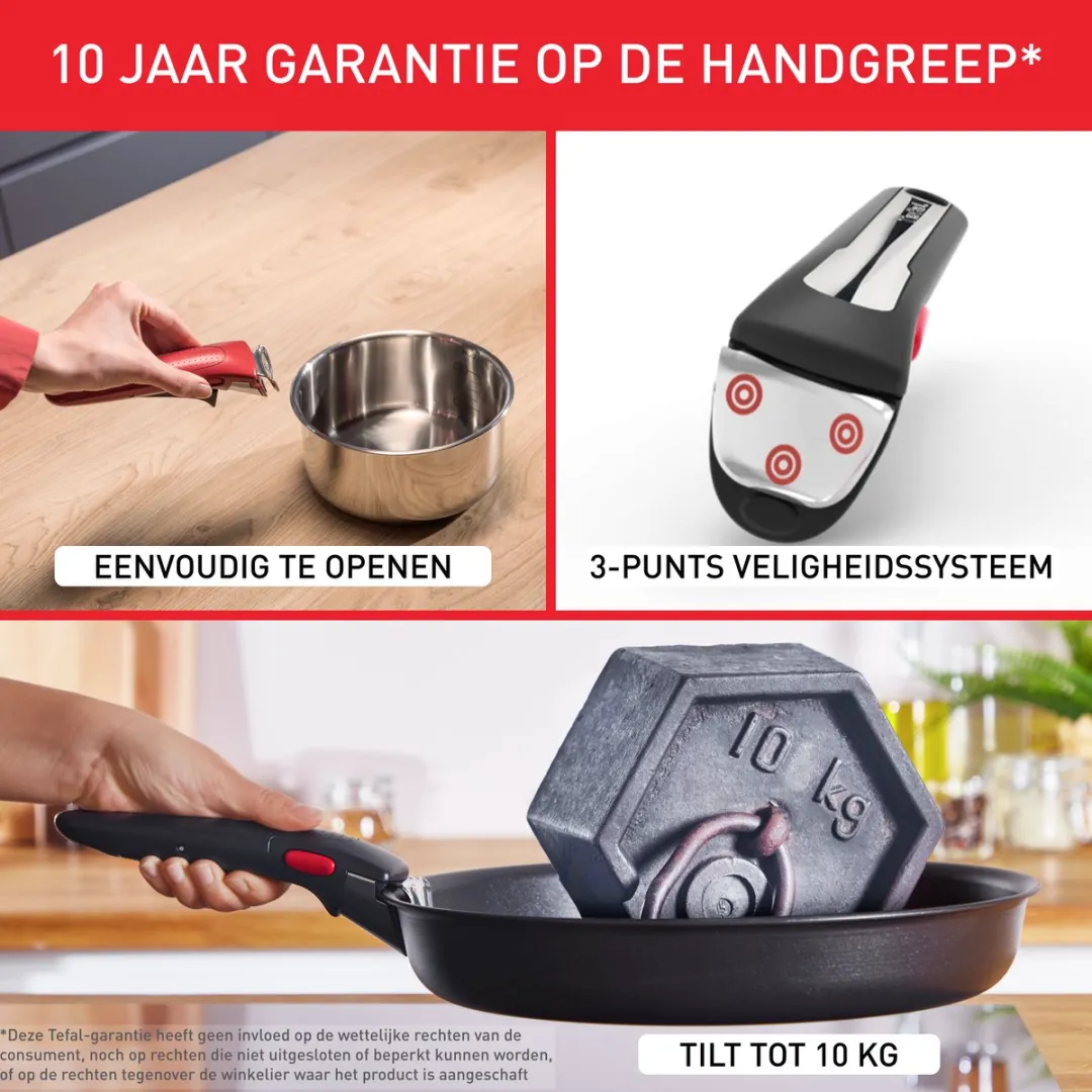 Tefal Ingenio Emotion L897SJ04 Pannenset 20-delig - Inductie - Zwart