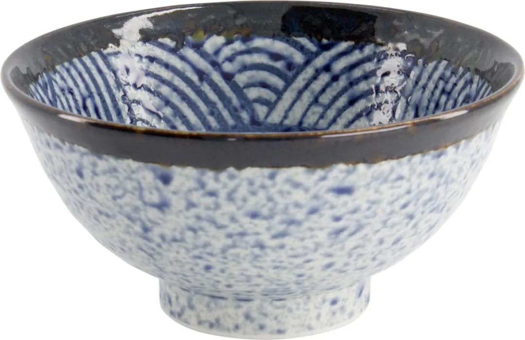 Tokyo Design Studio Aisai Seigaiha Kom 16x8cm 600ml