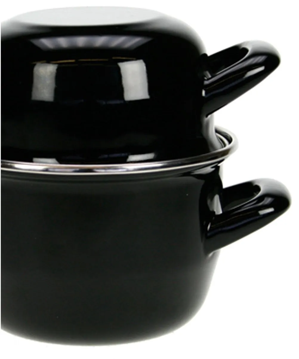 Cosy&Trendy Mosselpan Ø12cm 0,9L - Zwart