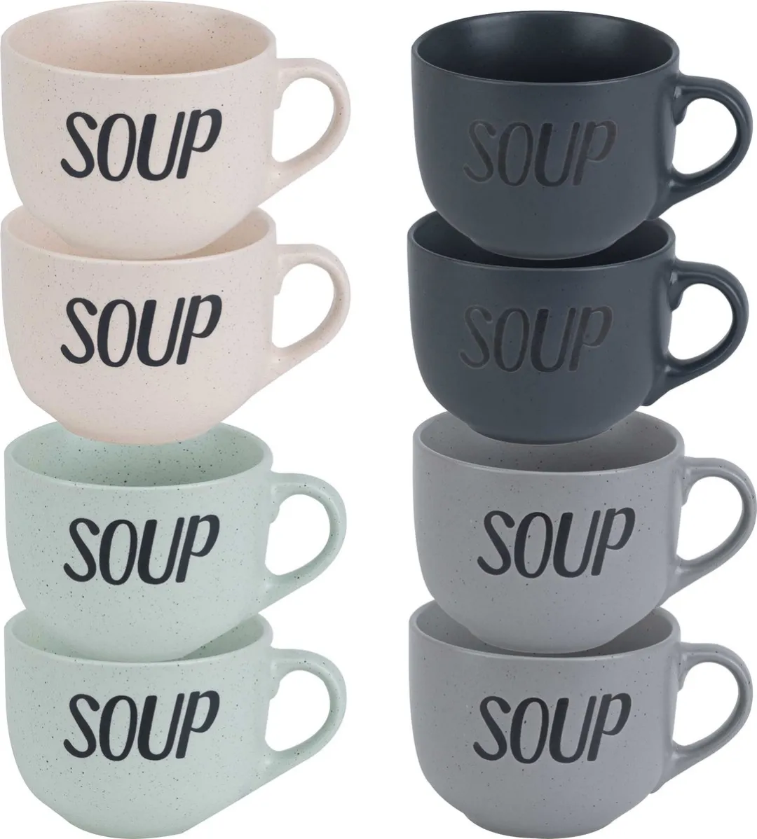 Cosy&Trendy Soepkommen Set 8 Stuks