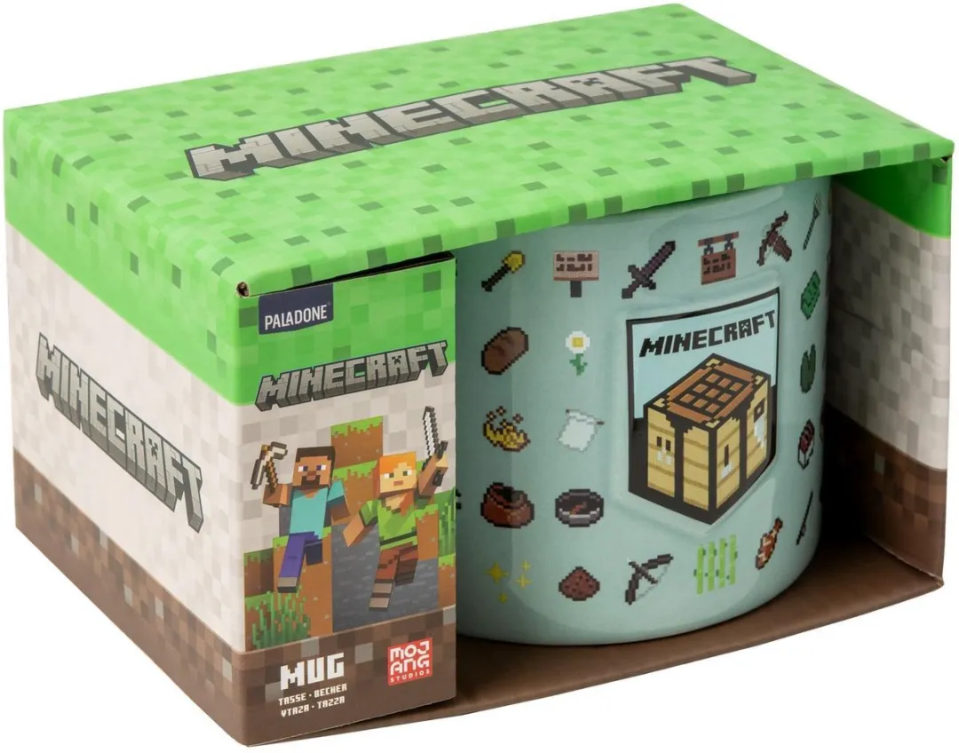 Minecraft Minecraft - Mok met reliëf Unisex Kop - meerkleurig - Standard