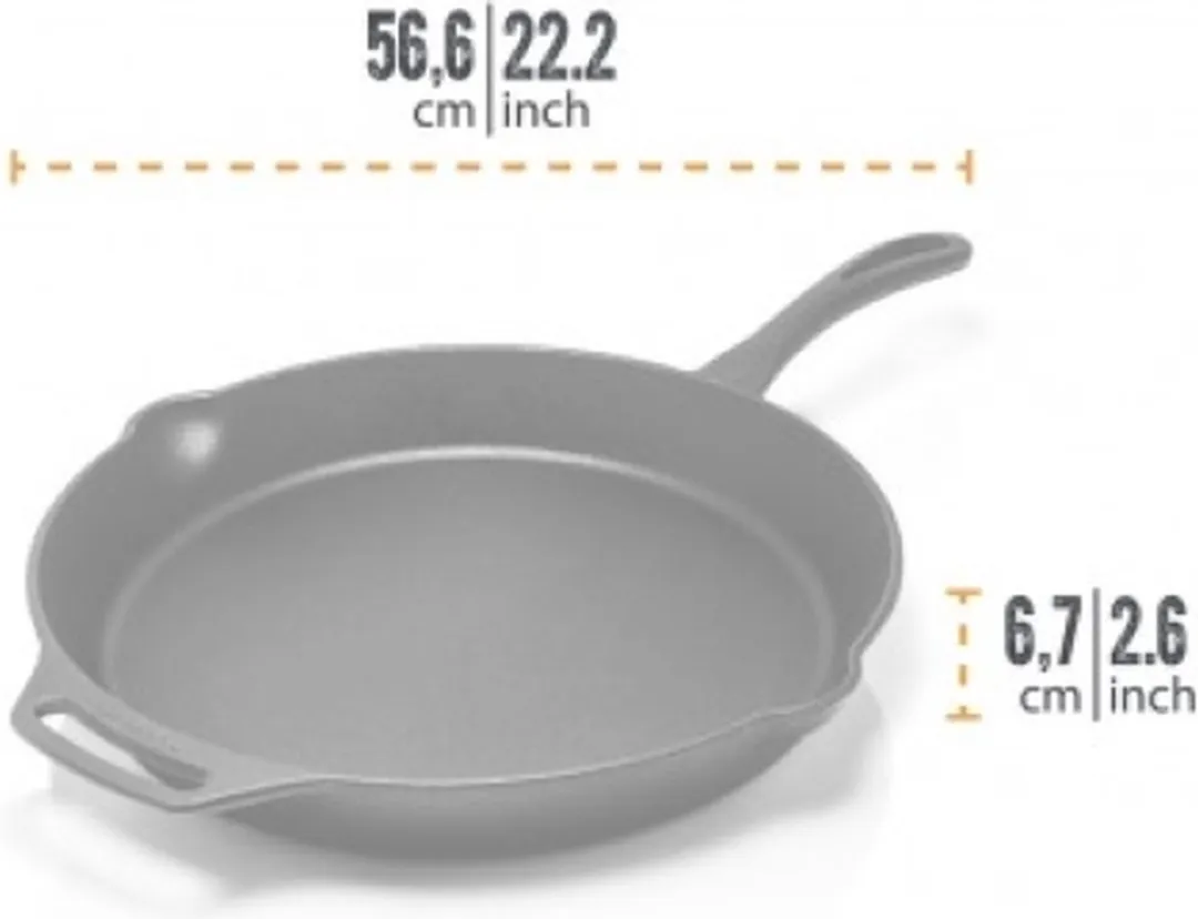 Petromax Skillet FP35T Gietijzeren Koekenpan 35cm - Zwart - afbeelding 6 van 6