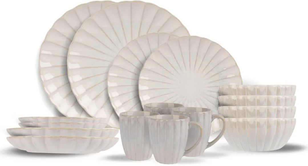 Cosy&Trendy Astera Serviesset 16-delig - Wit