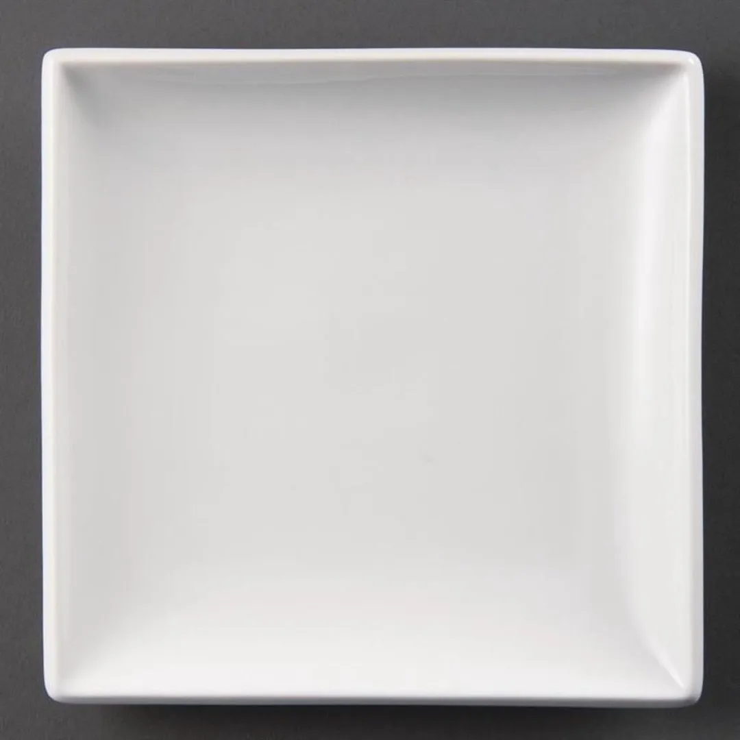 Olympia Whiteware U154 Vierkante Bordjes 18x18cm
