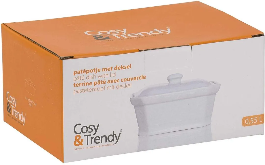 Cosy&Trendy Patepotje 550ml - Wit - afbeelding 2 van 2