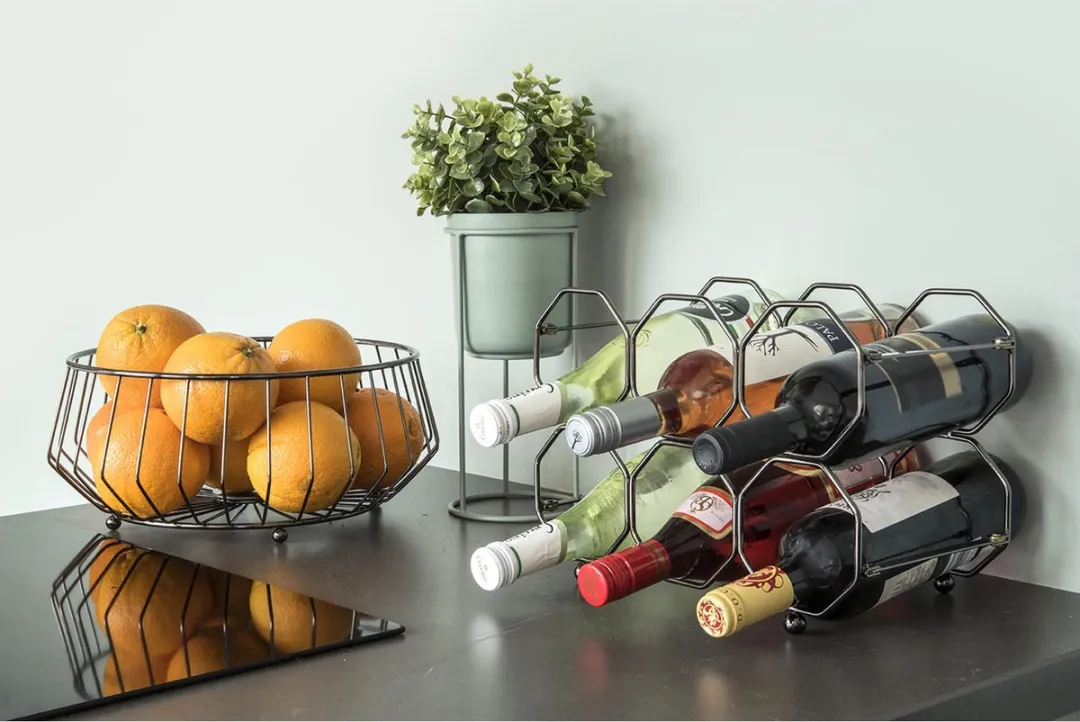 Present Time Fruitmand Linea Kink PT3476GY - Large 34x14,5cm - Grijs