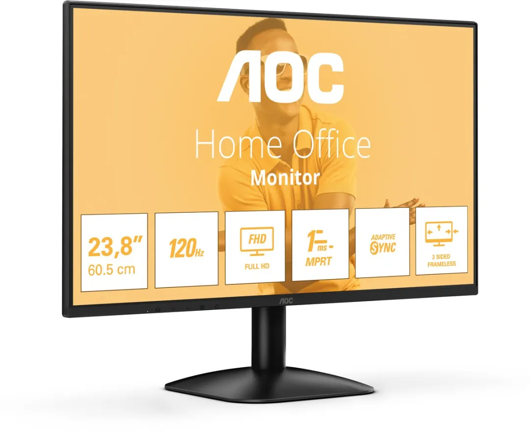 AOC 24B31H Monitor Full HD 23,8" - Zwart - afbeelding 6 van 6