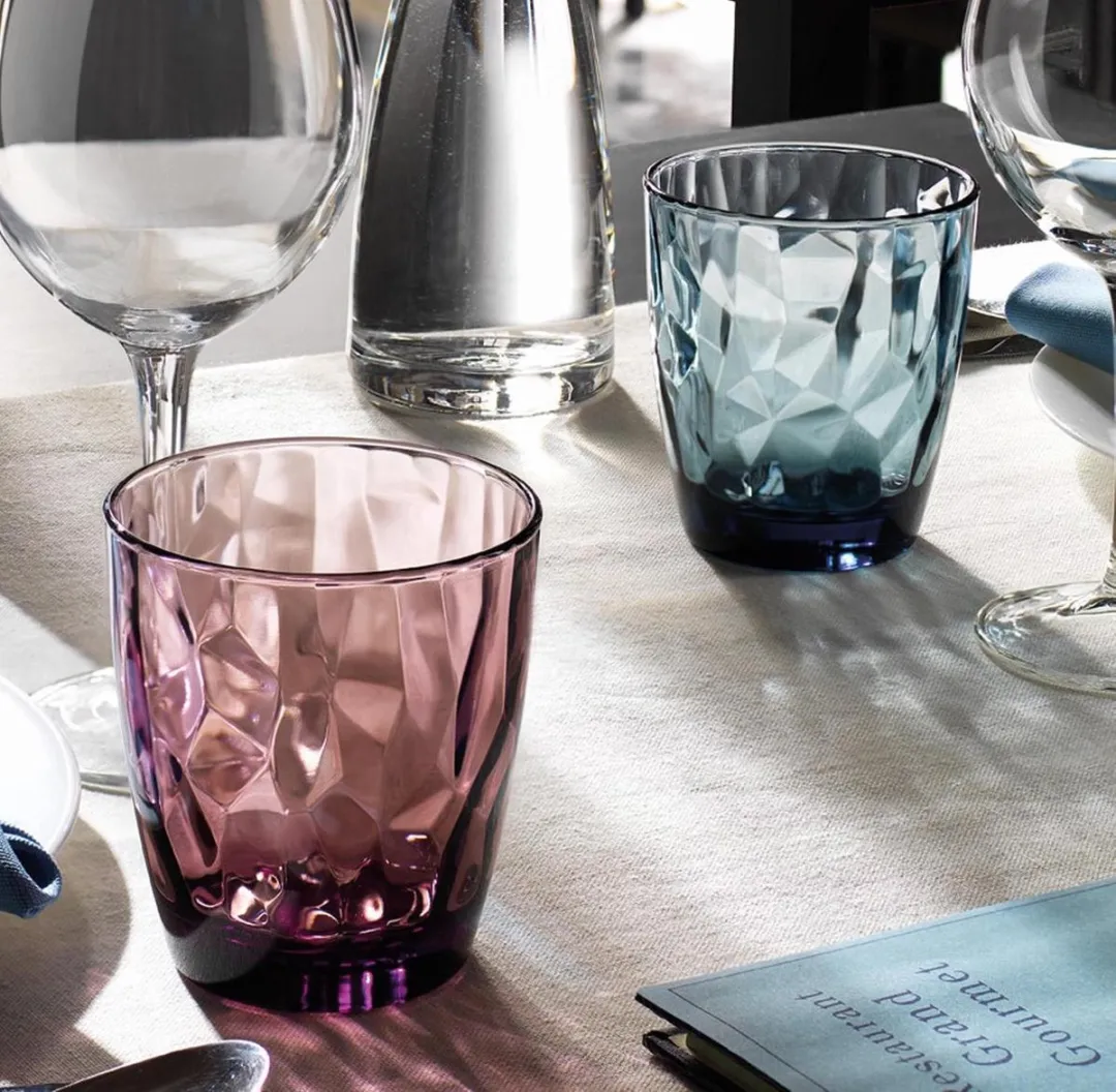 Bormioli Rocco Diamond Tumbler 30cl - Paars - 6 Stuks