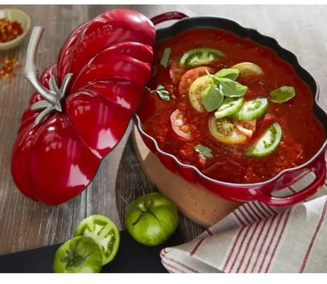 Staub Braadpan 25cm - 2.9L - Tomaatrood - afbeelding 2 van 6