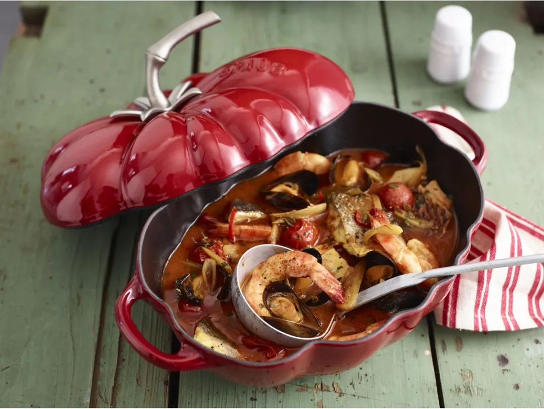 Staub Braadpan 25cm - 2.9L - Tomaatrood - afbeelding 5 van 6
