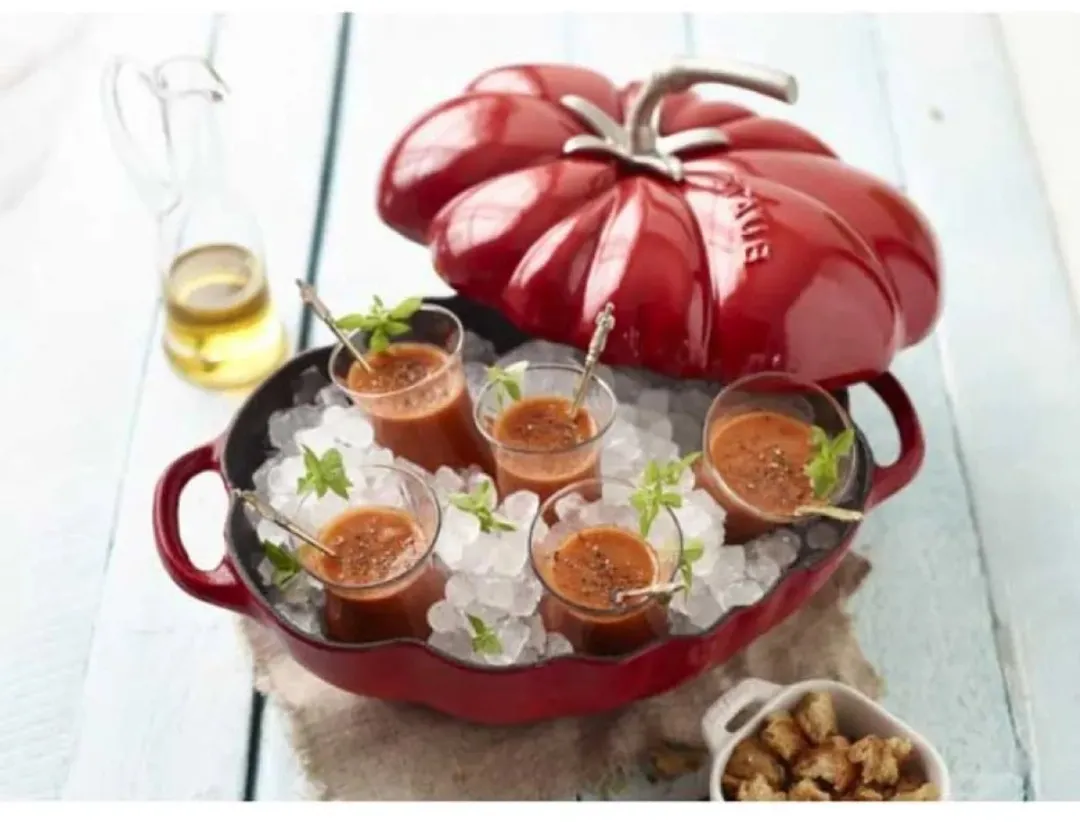 Staub Braadpan 25cm - 2.9L - Tomaatrood - afbeelding 3 van 6
