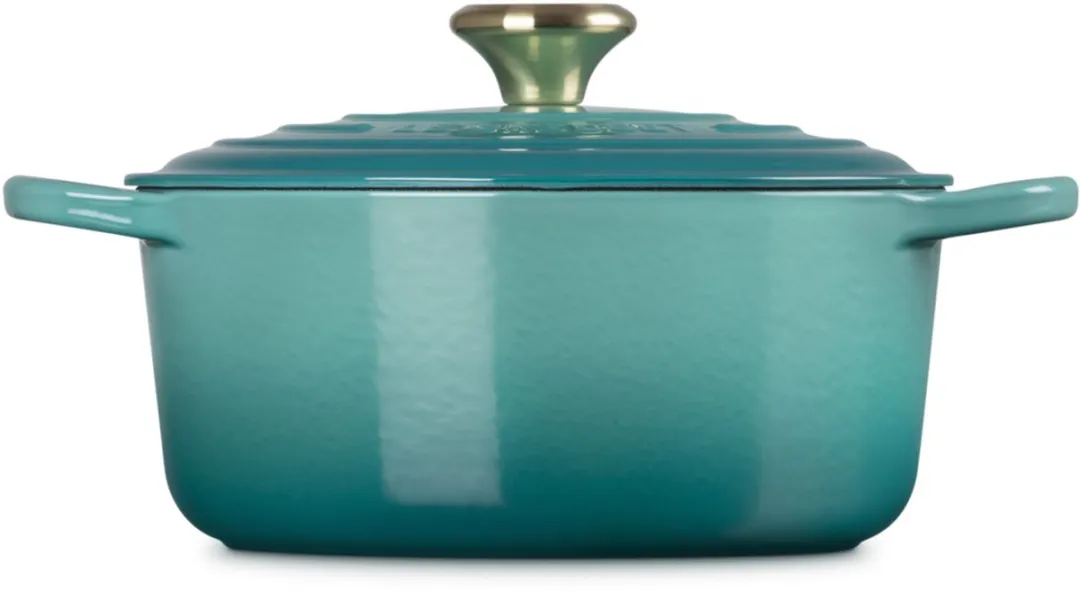 Le Creuset Signature Braadpan 24cm - 4,2L - Bleu Riviere