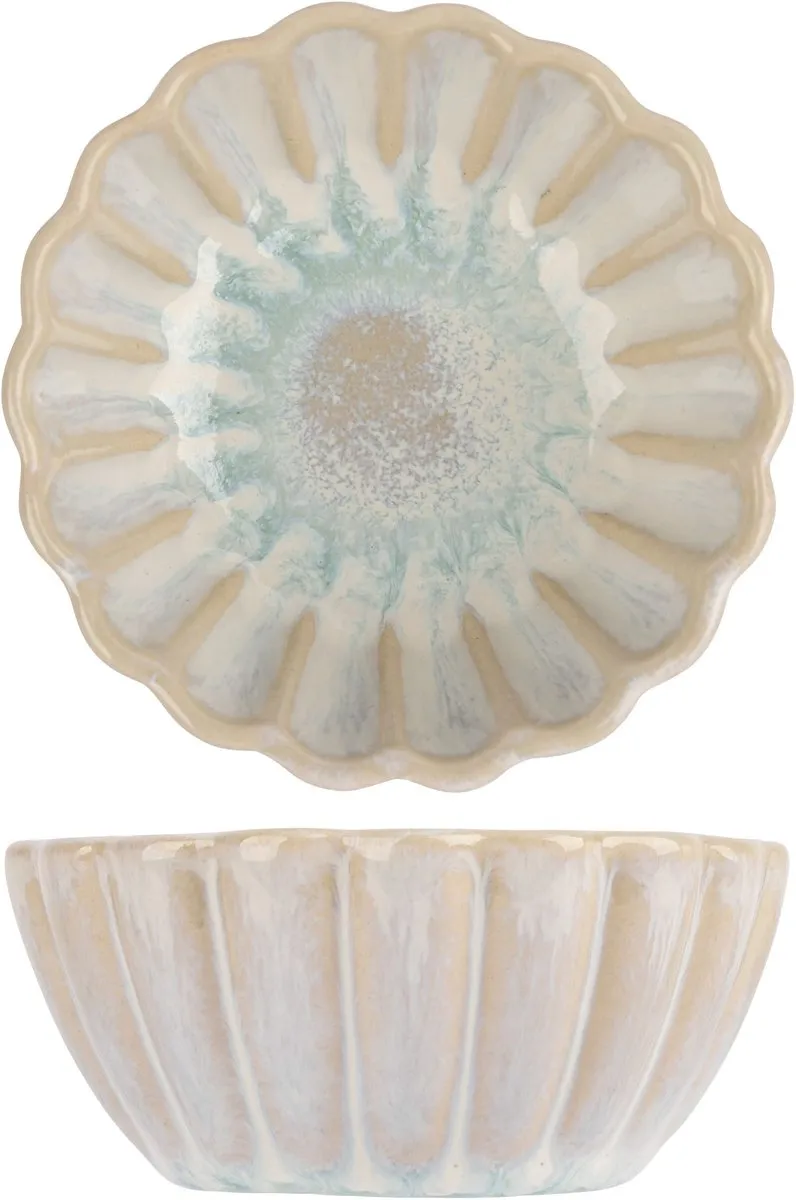 Cosy&Trendy Schaal Astera 4 Stuks - ø7,5cm - Wit