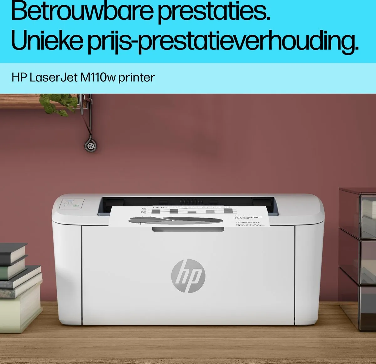 HP LaserJet M110w Laserprinter - 150 Vel - Zwart/Wit