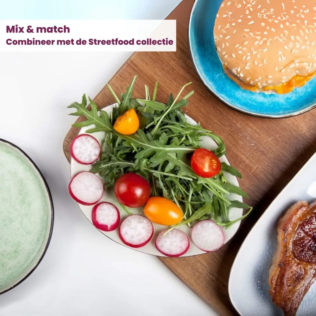 Cosy&Trendy Streetfood Bordjes Ø13cm - 10 Stuks - Assorti