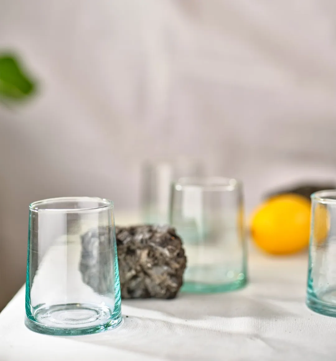 Cosy&Trendy Glas 25cl Set 4 Stuks - 7cm - Transparant