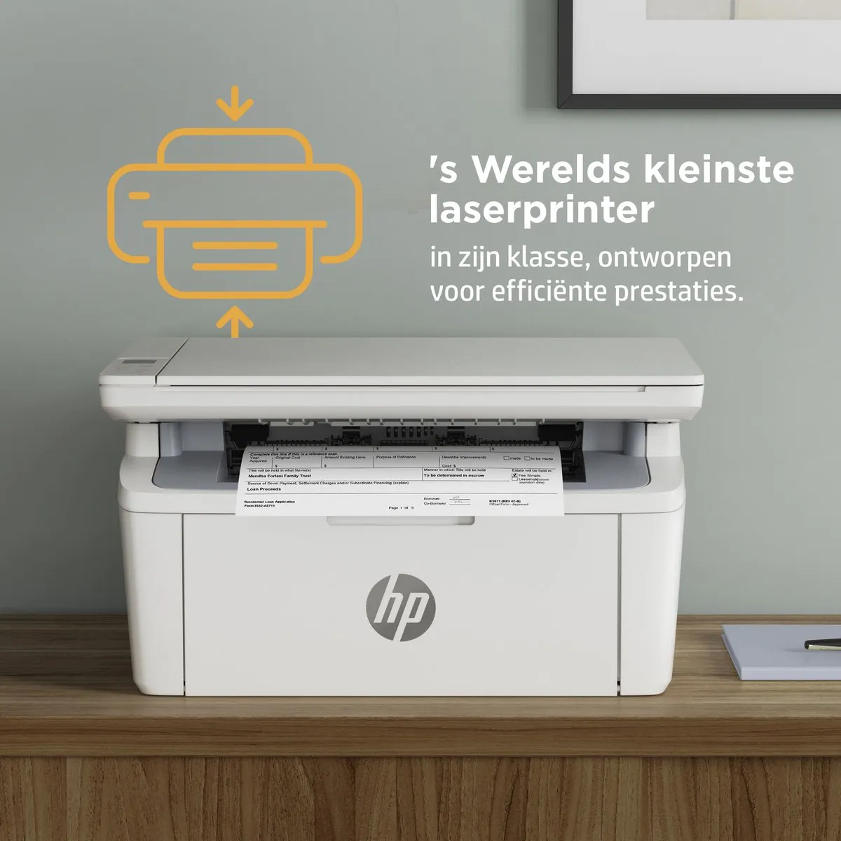 HP LaserJet M140w MFP - 150 Vel - Zwart-Wit - afbeelding 6 van 6