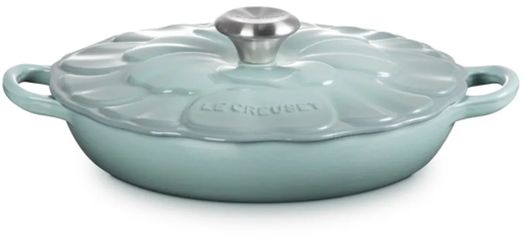 Le Creuset Braadpan Campagnard Bloesem 26cm - 2.2L - Sea Salt