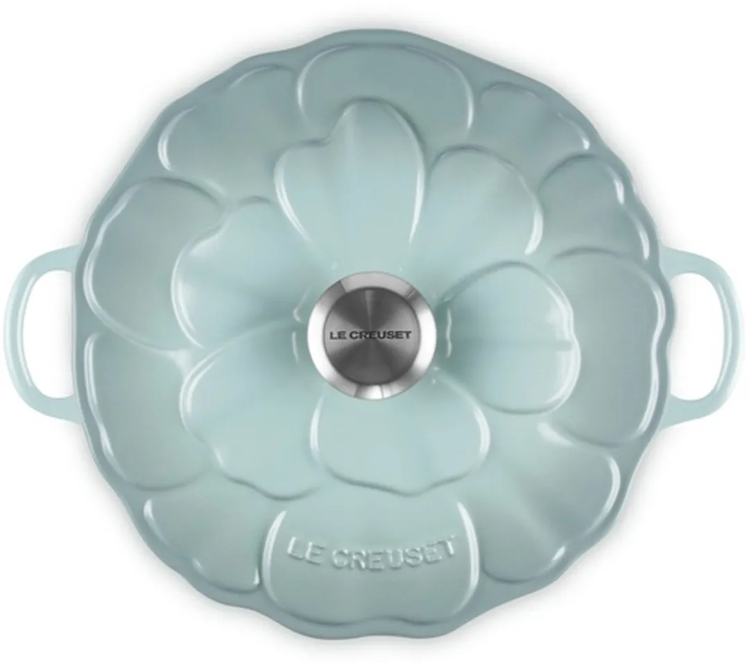 Le Creuset Braadpan Campagnard Bloesem 26cm - 2.2L - Sea Salt