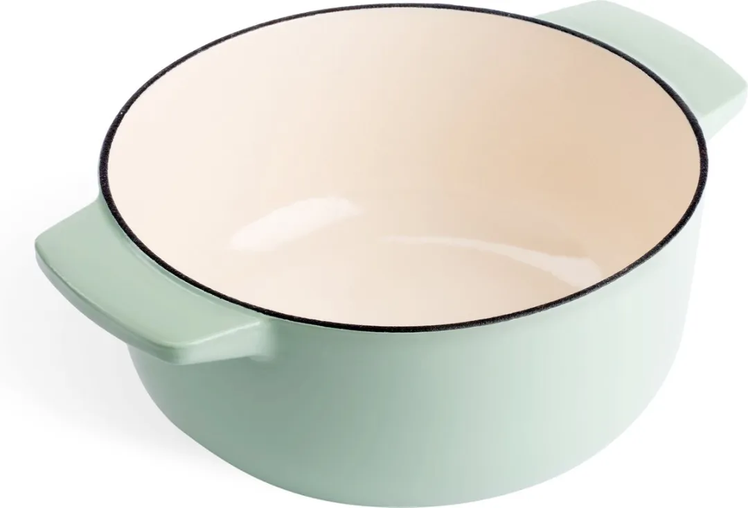 KitchenAid Gietijzeren Braadpan 22cm - 5,2L - Pistache