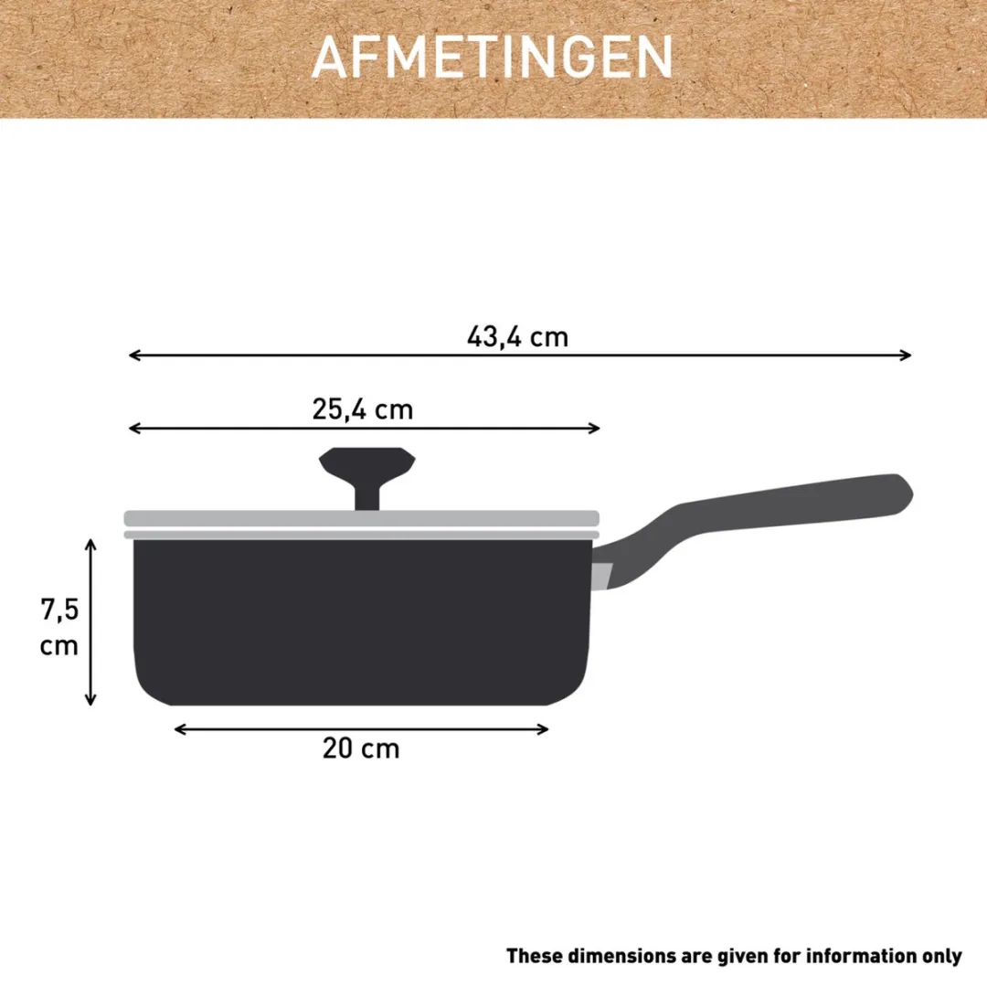 Tefal Renew Hapjespan Ø24cm - Keramisch - Grijs - afbeelding 6 van 6
