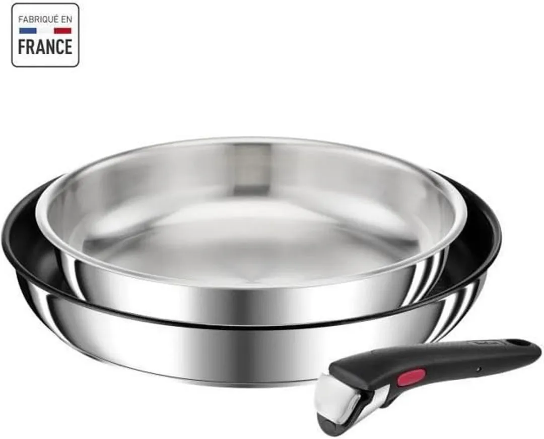 Tefal Ingenio Preference L9739102 Pannenset - 24cm + 28cm - Roestvrijstaal