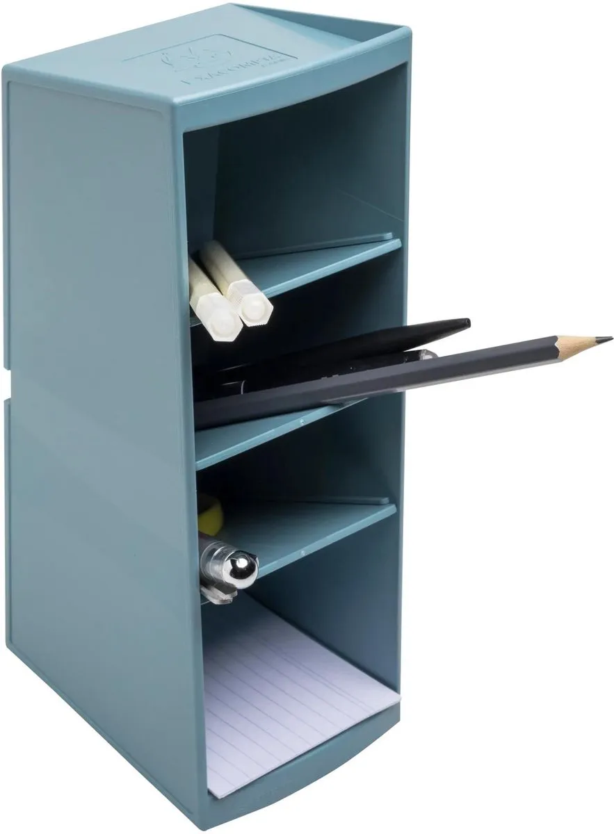 Exacompta Opbergtoren Multitower 4x - Blauw grijs