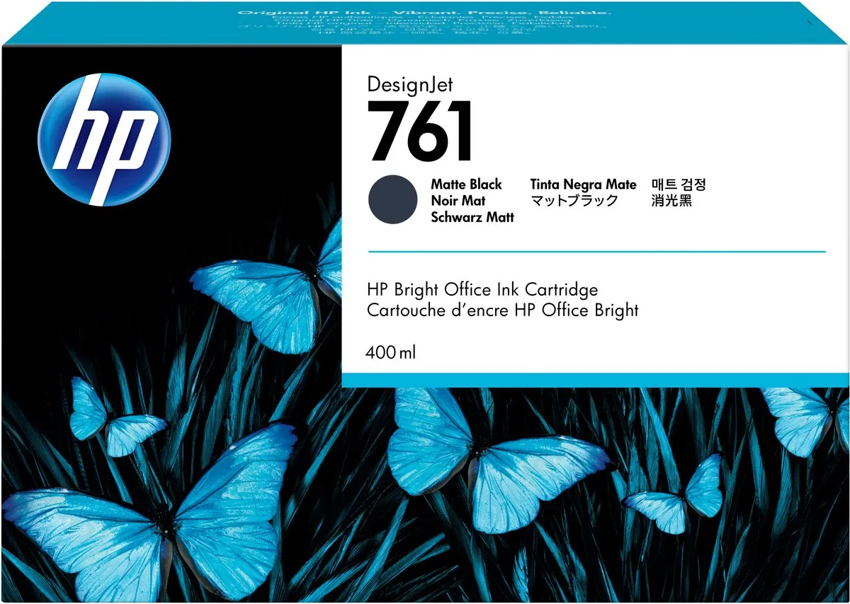 HP CM991A 761 Inktcartridge Zwart - 400ml