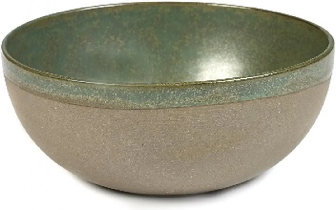 Serax Sergio Herman Surface Serveerkom Camogroen 23cm