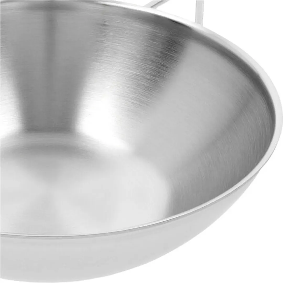 Demeyere Industry 5 Wok 30cm - 3L - Zilver