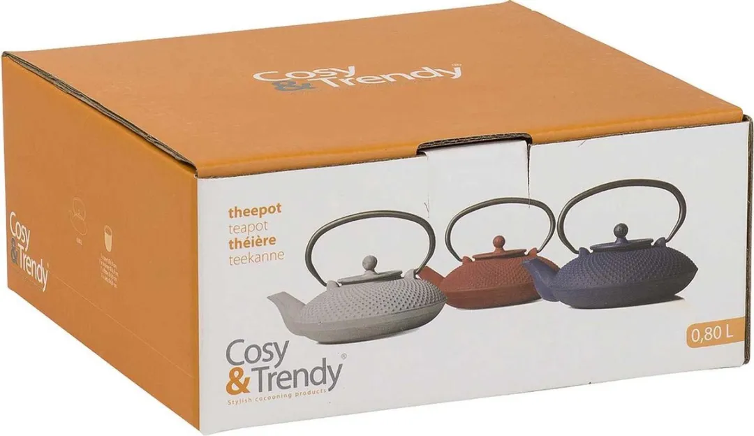 Cosy&Trendy Nara Theepot 0.8L - Gietijzer - Blauw