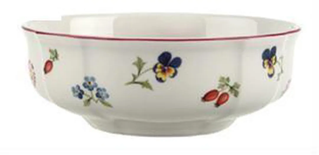 Villeroy & Boch Petite Fleur Papschaaltje 15cm - Wit/Roze