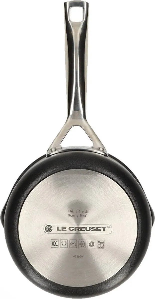 Le Creuset Steelpan Les Forgées TNS 16cm - 1.6L - Zwart