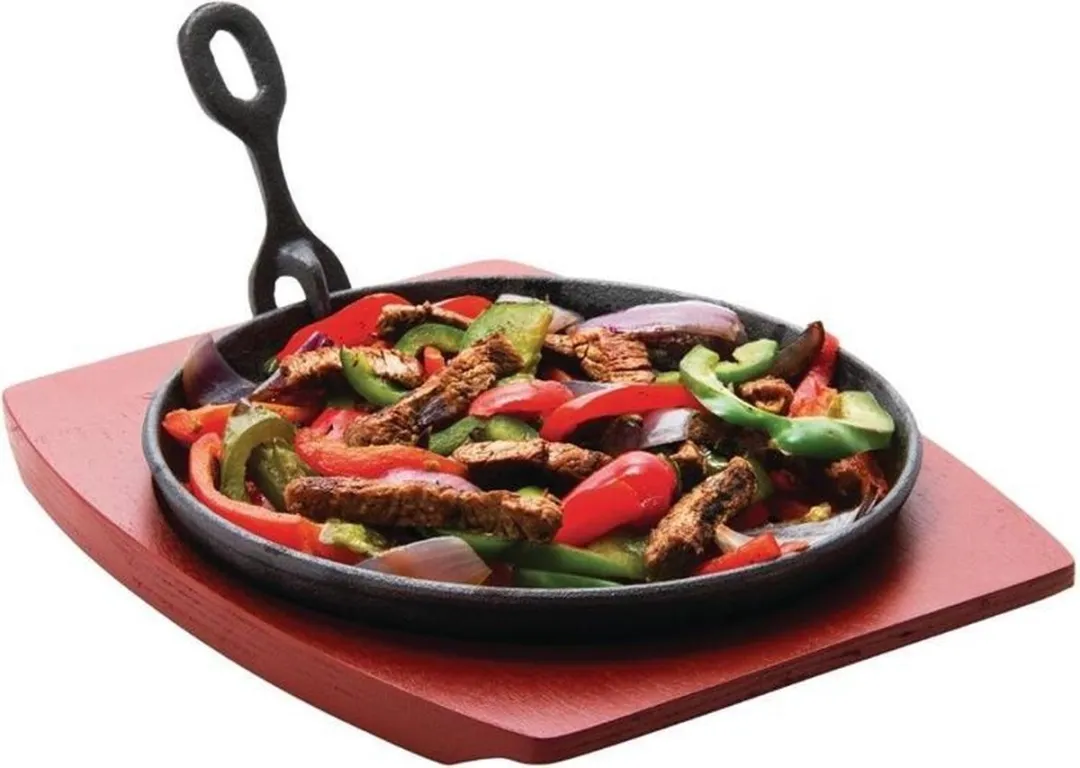 Olympia Gietijzeren Pan GJ556 22cm - Zwart