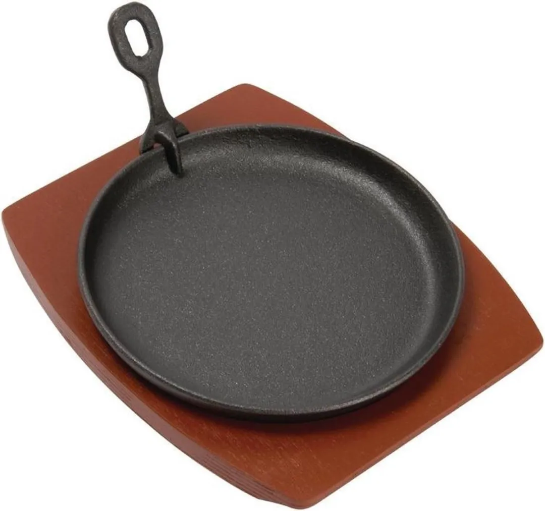 Olympia Gietijzeren Pan GJ556 22cm - Zwart