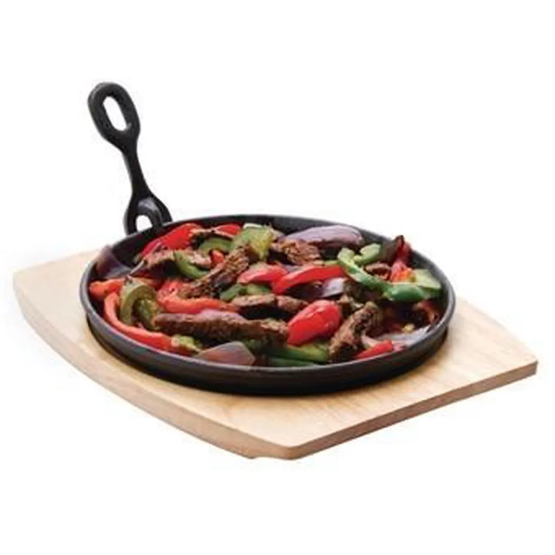 Olympia Gietijzeren Pan GJ556 22cm - Zwart