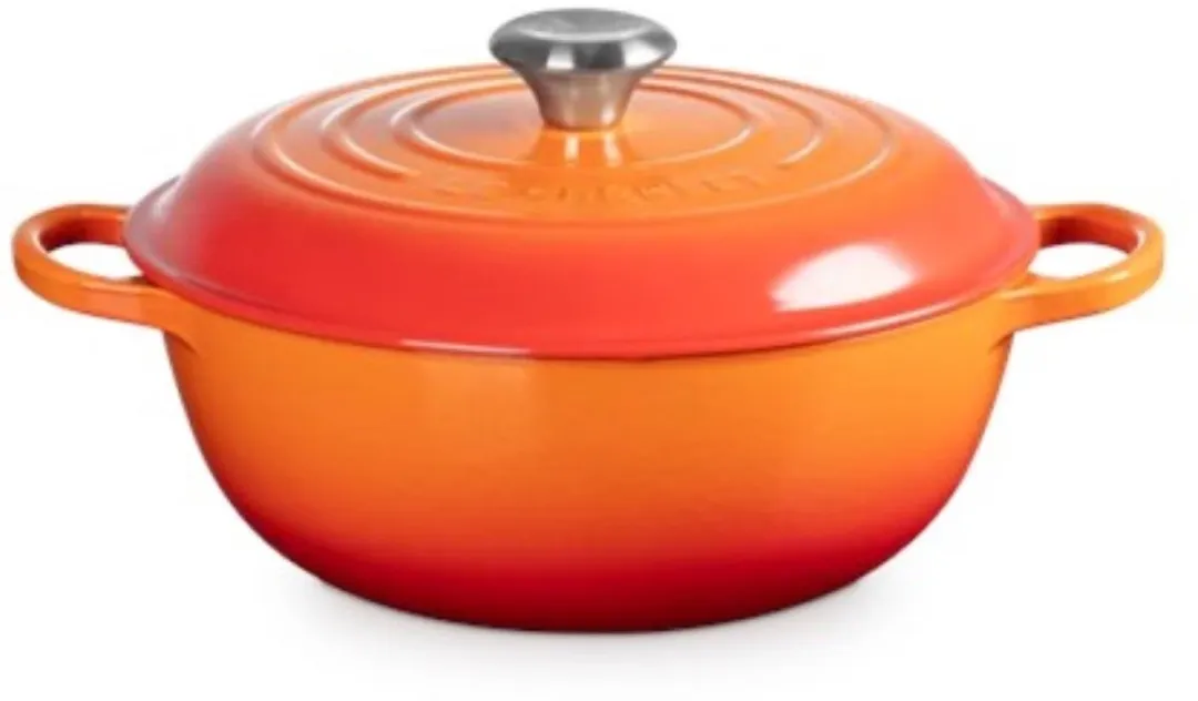 Le Creuset Marmite Braadpan Signature Oranjerood Ø26cm