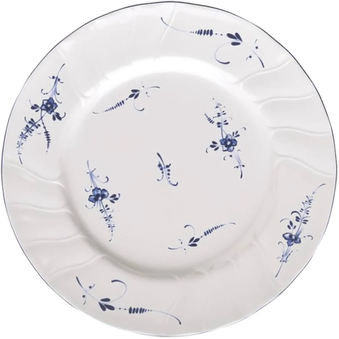 Villeroy & Boch Vieux Luxembourg Dinerbord 26cm - Blauw/Wit