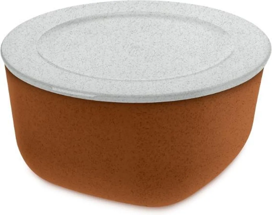 Koziol Connect Box 2 Schaal met Deksel 2L - Organic Roest
