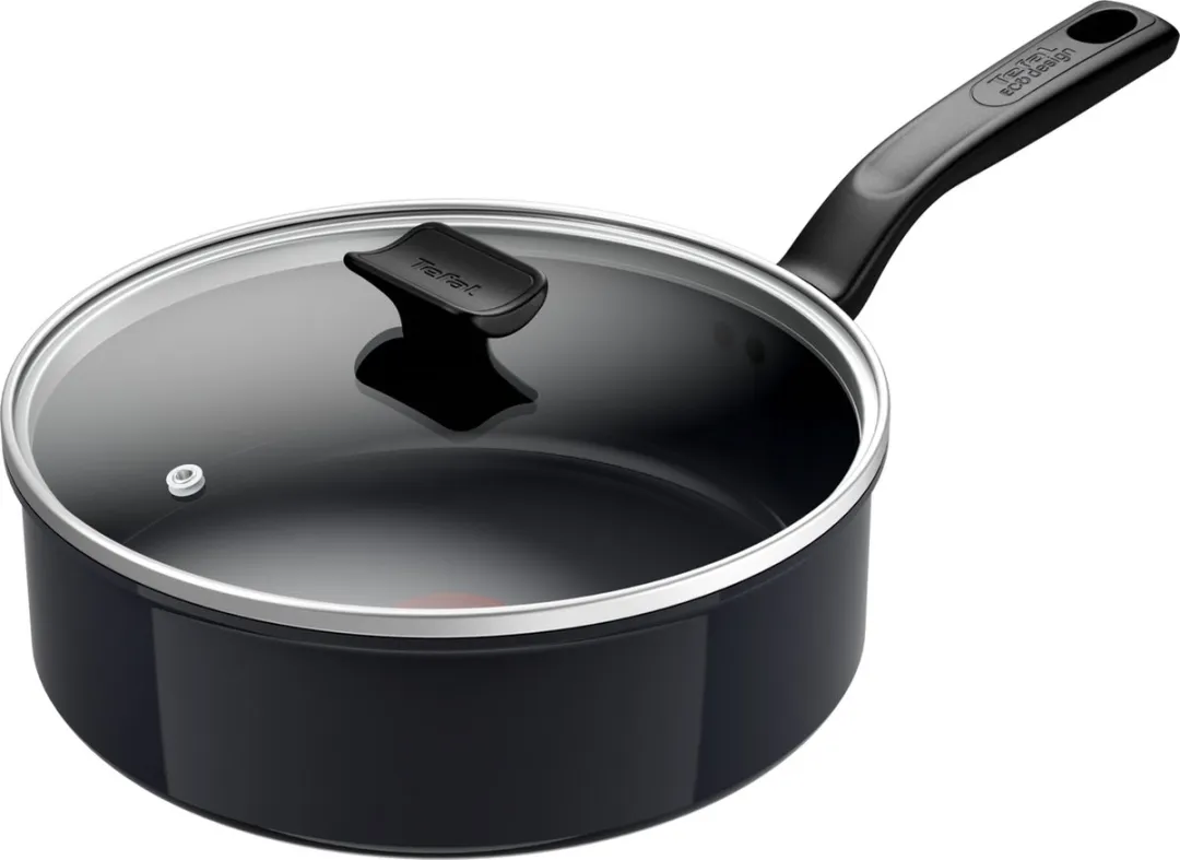 Tefal Hapjespan 24cm Keramisch - Inductie - Zwart